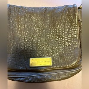 Marc By Marc Jacobs Brown Pebbled Lamb Leather Crossbody Bag